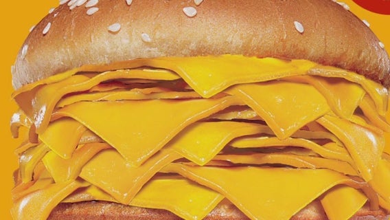 Burger King debuts 'real cheeseburger'