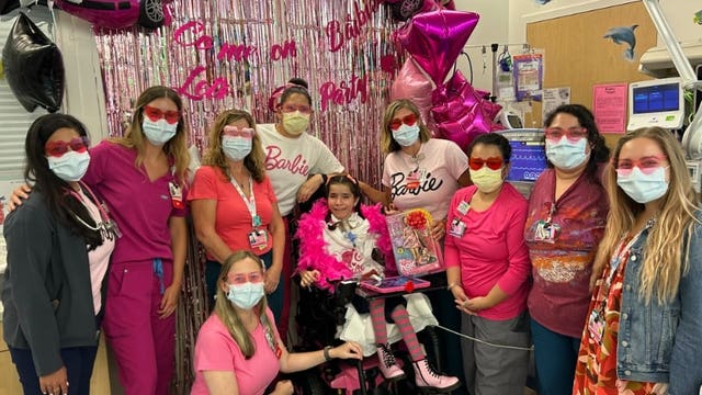 Cedars-Sinai nurses throw Barbie-themed party for young patient
