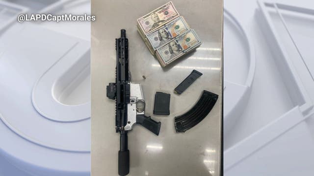 AR-15 'ghost gun' recovered in downtown LA; Suspect identified as gang member