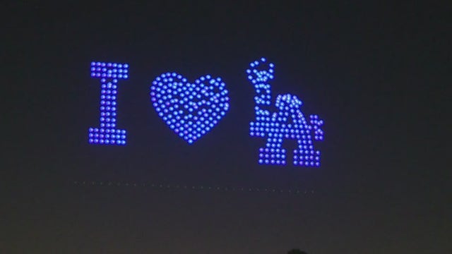 Drones replace 4th of July fireworks at LA-area celebrations