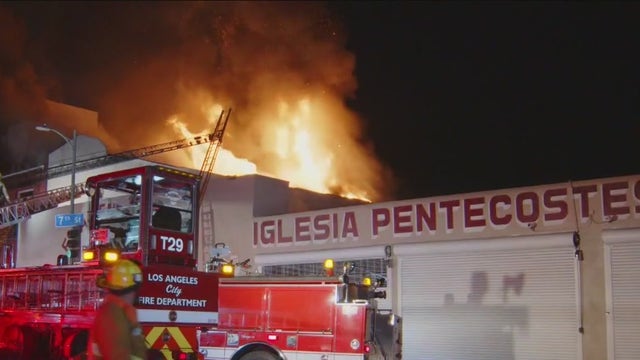 Fire guts Westlake District building between church, apartments