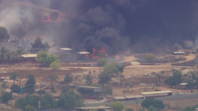 Riverside Co. crews contain Rider Fire near Lake Mathews