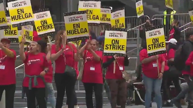 Hotel workers strike continues amid busy 4th of July holiday