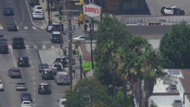 LAPD shoots, kills stabbing suspect outside Reseda Denny's