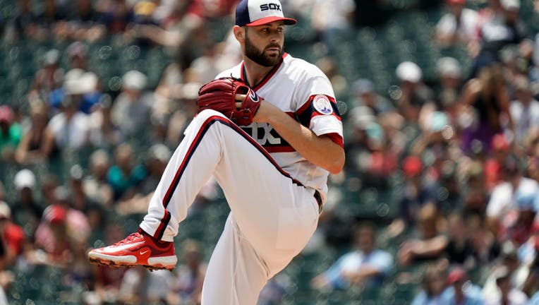 Lucas Giolito #27 of the Chicago White Sox pitches against the St. Louis Cardinals. (Photo by Nuccio DiNuzzo/Getty Images)