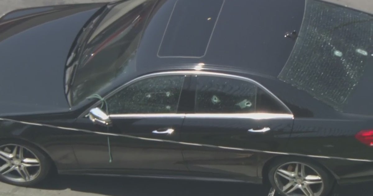 Driver wounded after car shot with numerous bullets in South LA | FOX ...