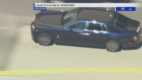 Rolls-Royce pursuit suspect leads authorities on chase through LA County