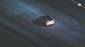 Search underway for Tesla driver who led OC police chase