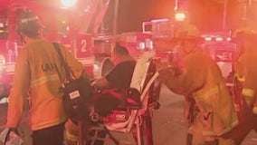Firefighter hurt battling Lincoln Heights house fire
