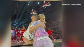 Taylor Swift shares sweet moment with Kobe and Vanessa Bryant’s daughter, Bianka, at LA show