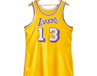 Lot Detail - 1968-72 Wilt Chamberlain Game Used Los Angeles Lakers Road  Jersey (Mears A10)