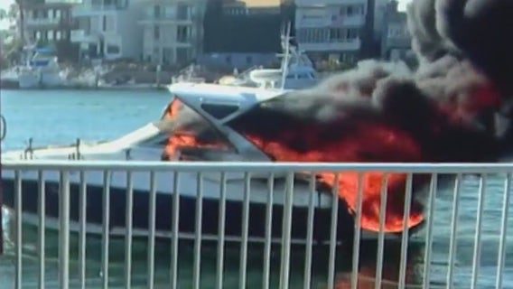 2 killed, 3 injured in boat fire off Long Beach