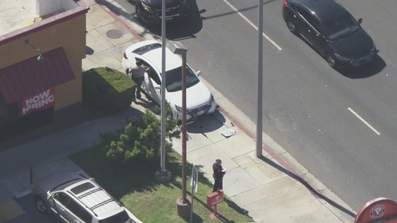 Pedestrian hit by pursuit suspect in Gardena; 2 juvenile suspects arrested