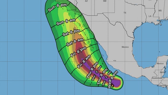 Tropical Storm Hilary sets sights on California as it strengthens in Eastern Pacific