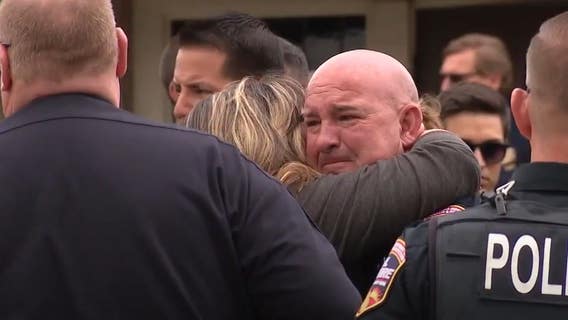 Funeral procession held for firefighters killed in helicopter crash