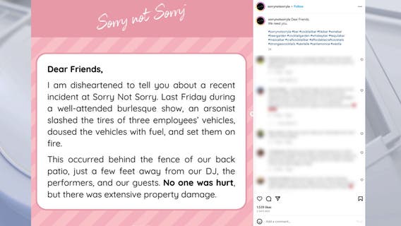 'What are we supposed to think?': Popular LA bar hit with anti-LGBTQ messages, slashed tires, alleged arson