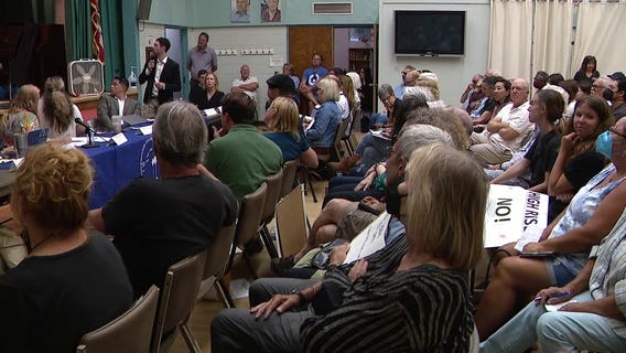 Westchester residents protest against LA City's plans to allow high rises in neighborhood