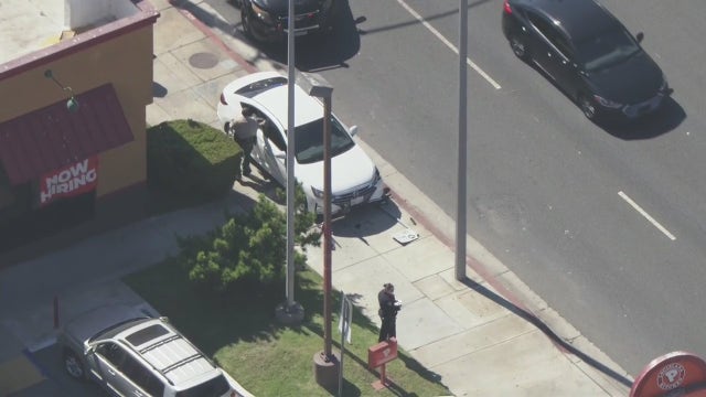 Pedestrian hit by pursuit suspect in Gardena; 2 juvenile suspects arrested