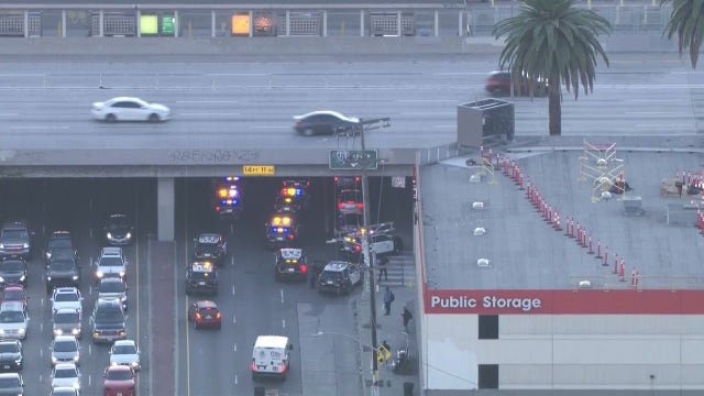 Suspect in custody after car chase across LA County's South Bay