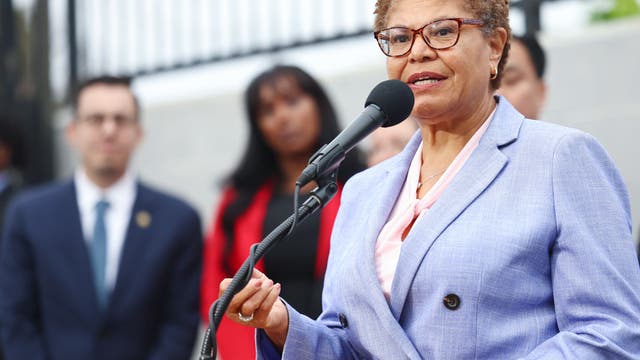 Mayor Bass in Washington to meet White House officials