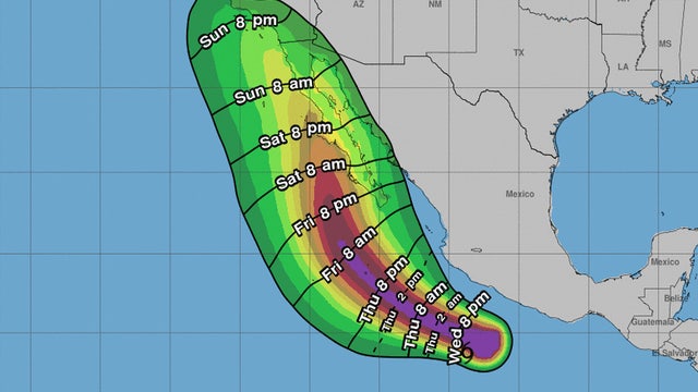 Tropical Storm Hilary sets sights on California as it strengthens in Eastern Pacific