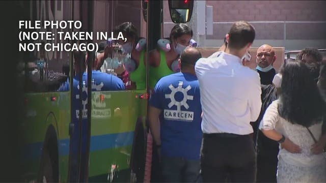 3-year-old riding one of Texas’ migrant buses dies on the way to Chicago, officials say