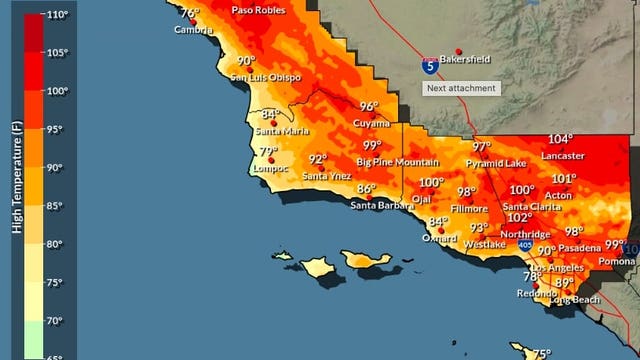 California heat wave: When will cooler weather arrive?