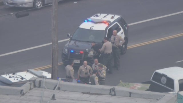 Suspect in custody after car chase across downtown Los Angeles