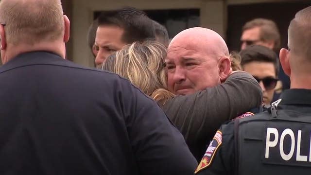 Funeral procession held for firefighters killed in helicopter crash