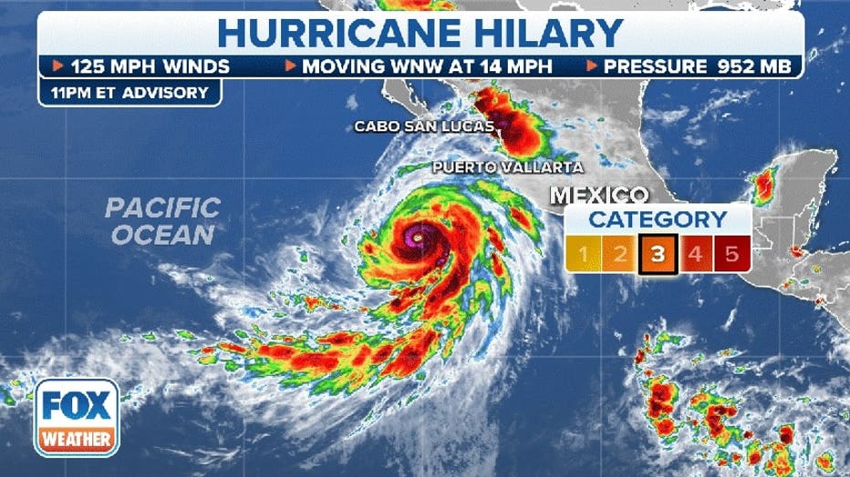 Hurricane Hilary remains Category 3 storm with ‘significant’ impacts