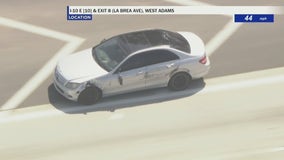Search underway for police chase suspect in silver Mercedes