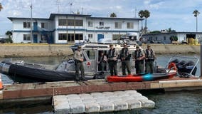 Capsized kayaker rescued 6 miles off Oxnard coast