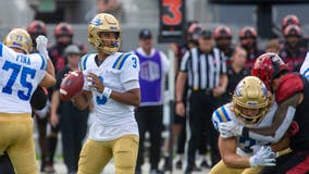 Moore throws for 290 yards, 3 TDs, UCLA beats San Diego State 35-10