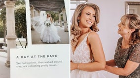 Mother of the bride forgets to change photo captions in daughter’s wedding album, leaving family in hysterics