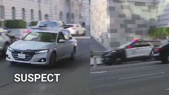 FOX 11 stumbles upon police chase with wrong-way driver during newscast