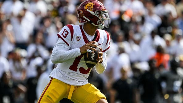Caleb Williams throws career-high 6 TDs, USC holds off Colorado 48-41