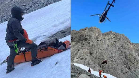 California solo hiker slips, breaks leg after trying to cross High Sierra snowfield without proper gear