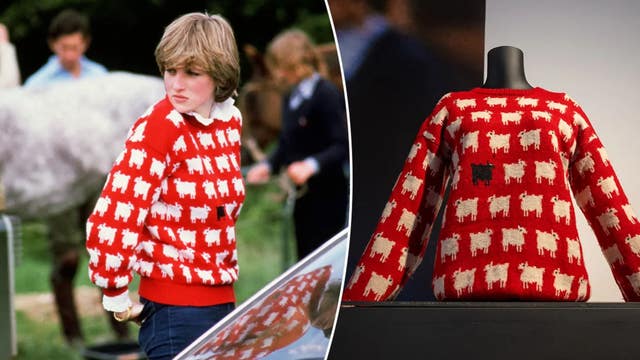 Princess Diana's 'black sheep' sweater sets record by selling for $1.1M