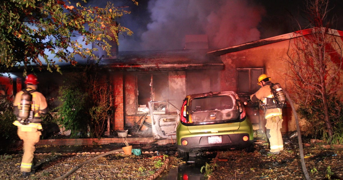 Car crashes into San Bernardino home, starting fire | FOX 11 Los Angeles