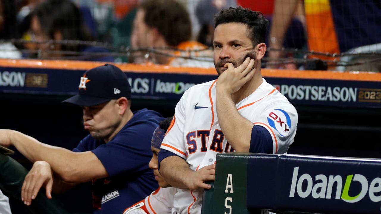 Watch: Jose Altuve hits three home runs as Astros clobber Rangers 