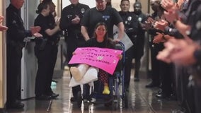 LAPD officer released from hospital after being hit by car on duty