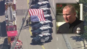 Officer Chad Swanson, killed in 405 Freeway crash, laid to rest