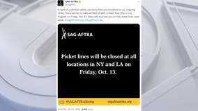 SAG-AFTRA cancels picketing in LA, NYC amid safety concerns