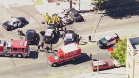 Seven injured, including 3 children, in multi-vehicle crash in South LA