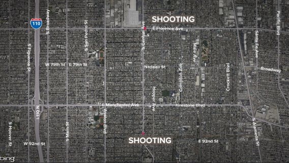 LAPD investigating 2 South LA shootings believed to be related; Suspect on the run