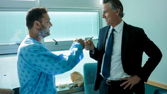 Newsom meets with wounded Californians during trip to Israel