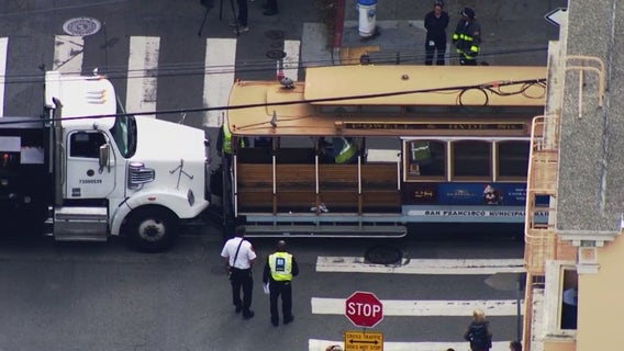 Multiple hurt after San Francisco cable car makes hard stop to avoid crash
