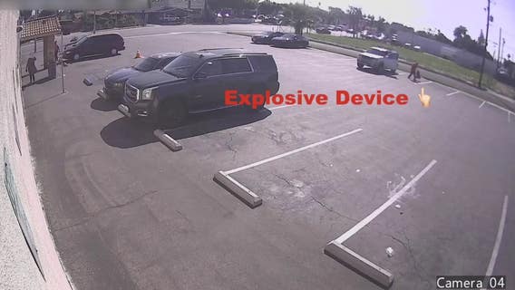 California man detonates explosive-filled teddy bear in parking lot