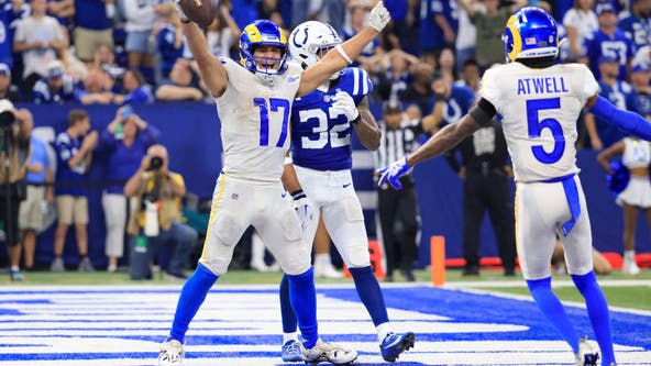 Nacua catches TD in OT, Rams beat Colts 29-23