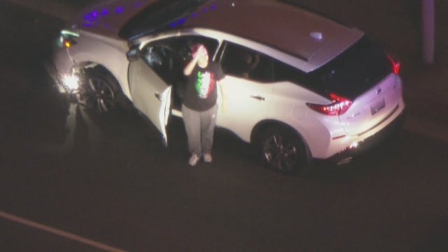 Woman in custody after hour-long police chase across LA County